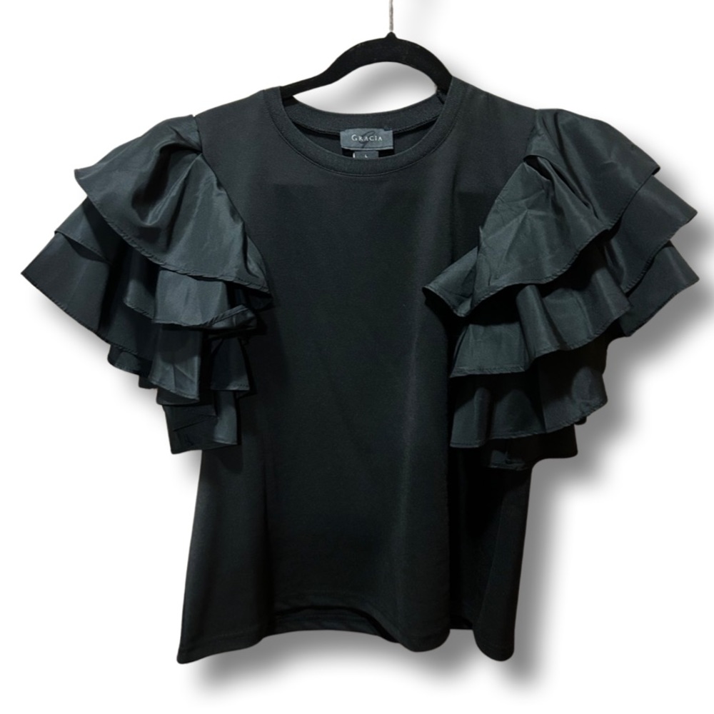 Gracia Ruffle sleeved Blouse